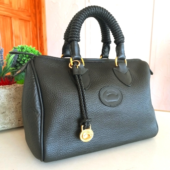 Dooney & Bourke AWL, Boston Bag, 1980's Pre-date tag, Customized-Unisex - Picture 5 of 14